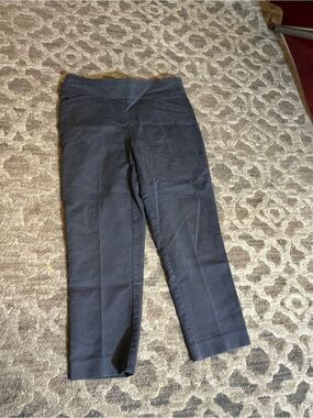 croft & barrow Slate Blue Stretch Pull-On Pants